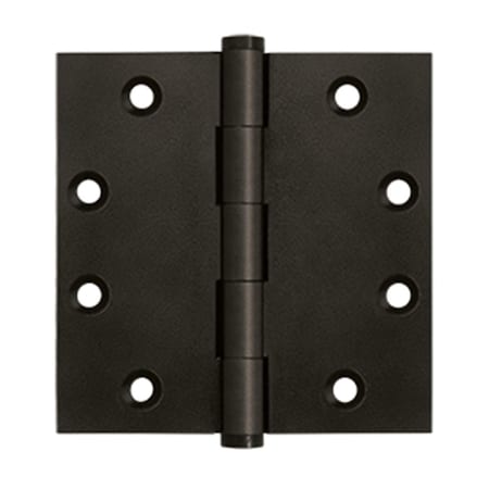 Patioplus 4.5 x 4.5 in. Square Hinges, Oil Rubbed Bronze, Solid Brass, 2PK PA944501